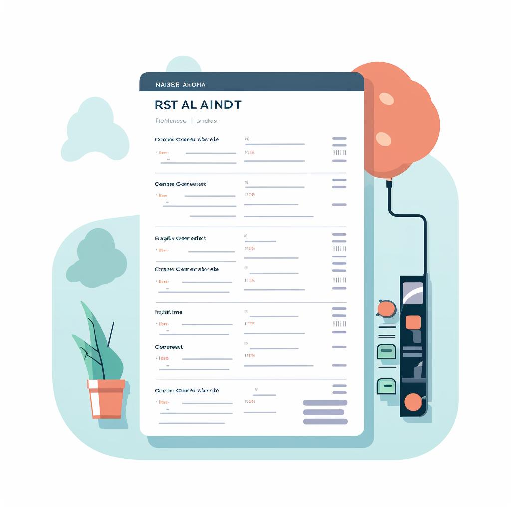 A list of various fixed costs such as rent, salaries, insurance, and equipment.